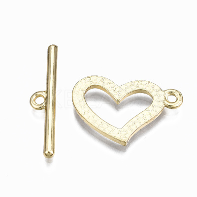 Alloy Rhinestone Toggle Clasps PALLOY-Q441-023-NR-1