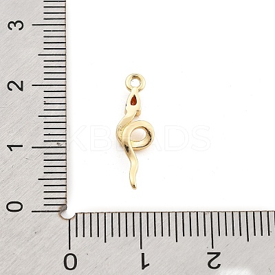 Brass Micro Pave Cubic Zirconia Pendants KK-M321-01E-G02-1