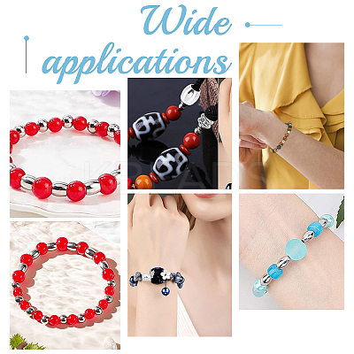 120Pcs 4 Style 303 Stainless Steel Beads STAS-UN0055-37-1