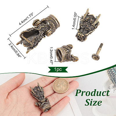 Brass EDC Beads FIND-WH0127-79AB-1