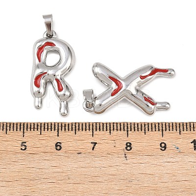 304 Stainless Steel Enamel Pendants STAS-Z174-01P-1