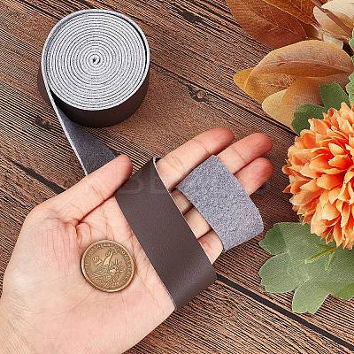 Flat Microfiber Imitation Leather Cord LC-WH0006-07B-03-1