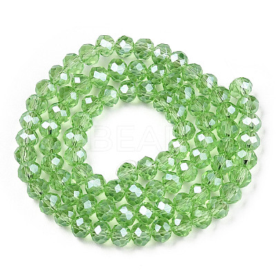 Electroplate Glass Beads Strands LS-EGLA-A034-T6mm-A15-1