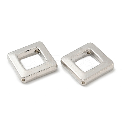 Alloy Hollow Rhombus Beads TIBE-P003-24P-1
