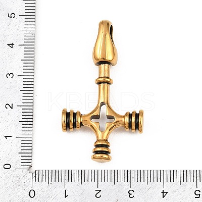 304 Stainless Steel Pendants Ion Plating(IP) STAS-C164-01B-AG-1