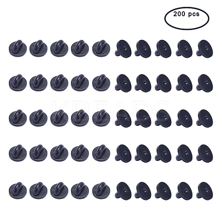 Rubber Brooch Findings FIND-PH0011-01-1