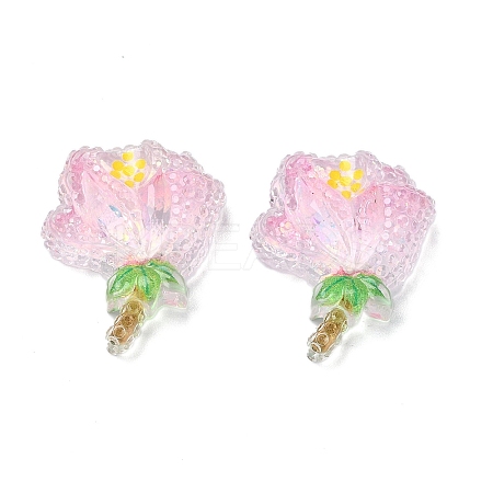 Transparent Epoxy Resin Decoden Cabochons CRES-I030-01A-1