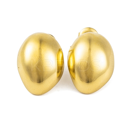 Ion Plating(IP) 304 Stainless Steel Stud Earrings for Women EJEW-A049-16G-1