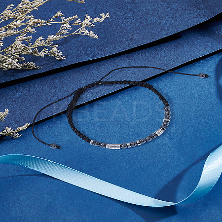 1Pc Alloy Beads Braided Bead Bracelets BJEW-LP0012-16-1