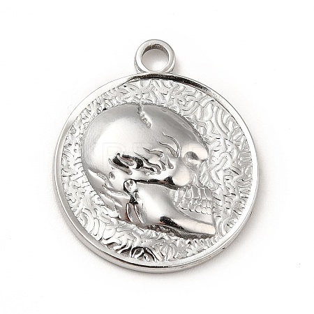 Non-Tarnish 201 Stainless Steel Pendants STAS-H172-07P-1