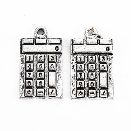 Tibetan Style Alloy Pendants PALLOY-S120-251-RS-1