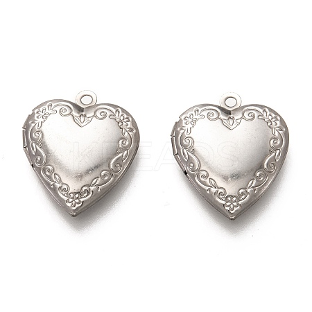 Non-Tarnish 316 Stainless Steel Locket Pendants LS-X-STAS-O135-06P-1