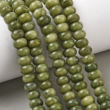 Natural Chinese Jade Southern Jade Beads Strands GG-CBA9281-A05-5x8mm-1