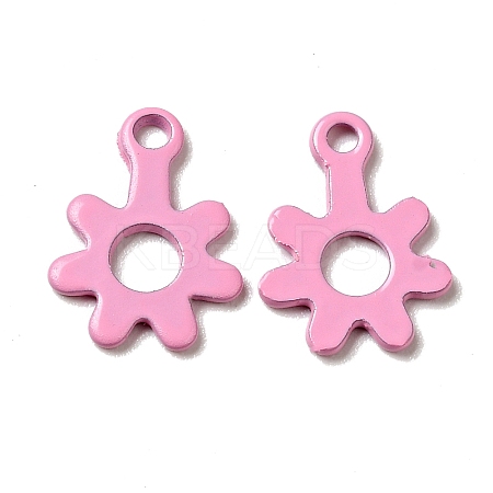 Spray Painted 201 Stainless Steel Charms STAS-G304-22A-1