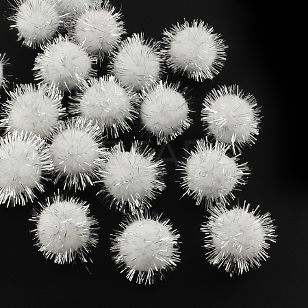 Handmade DIY Doll Craft Pom Pom Yarn Pom Pom Balls AJEW-R046-2.0cm-10-1