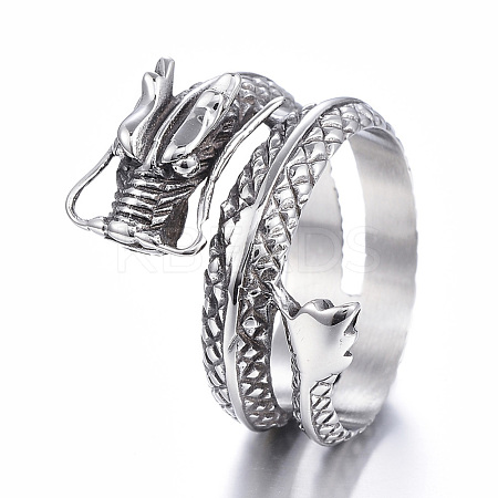 316 Surgical Stainless Steel Wide Band Rings RJEW-F054-03AS-21mm-1