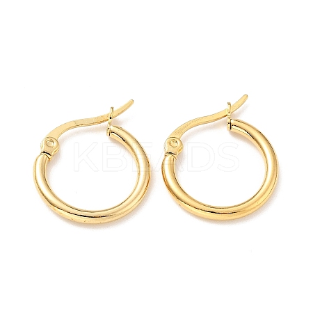 PVD Vacuum Plating 201 Stainless Steel Hoop Earrings for Women EJEW-G260-02D-G-1