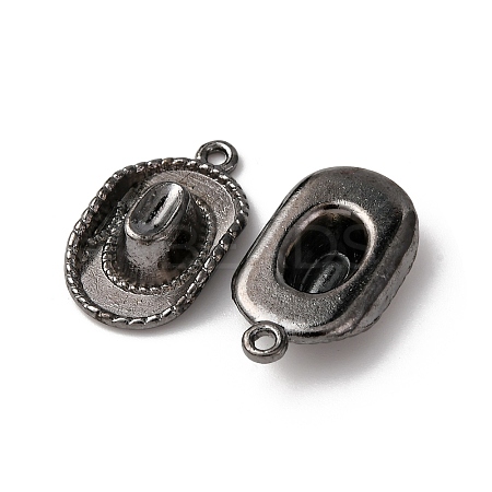 Tibetan Style Alloy Hat Pendants TIBEP-1023-B-FF-1