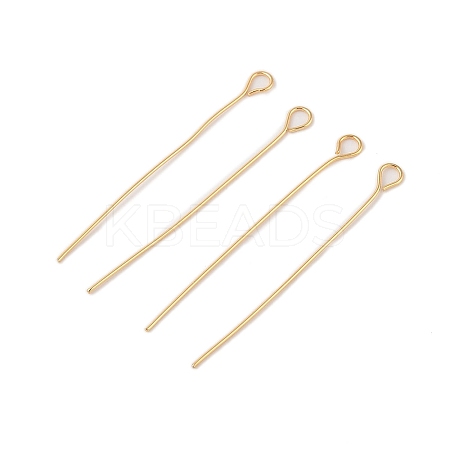304 Stainless Steel Eye Pins STAS-Z089-02G-02-1