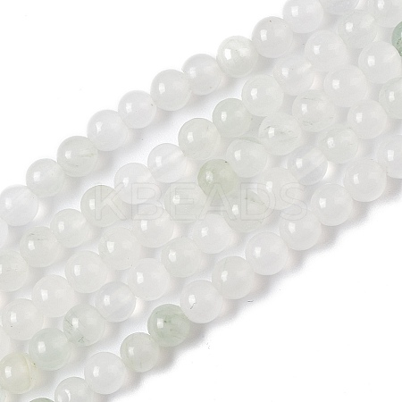 Natural Tianshan Cui Quartzite Beads Strands X-G-B046-01E-1