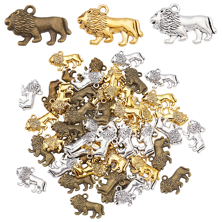 60Pcs Tibetan Style Zinc Alloy Pendants FIND-GA0008-12B-1