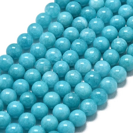 Natural Malaysia Jade Beads Strands G-L645-A01-6mm-24-1