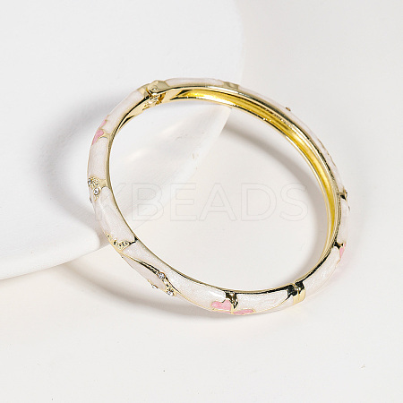 Vintage Zinc Alloy Hinged Bangles for Women JY4654-5-1