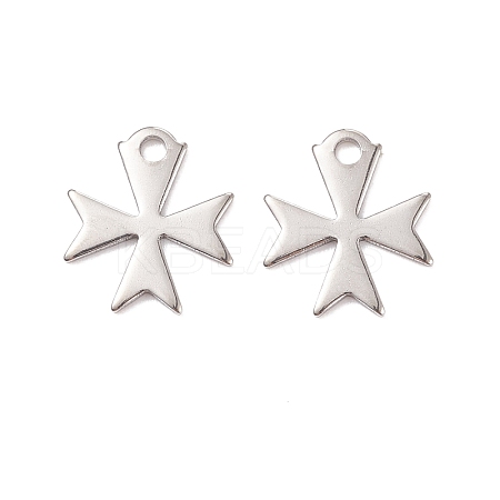 Non-Tarnish 304 Stainless Steel Charms STAS-C043-49P-01-1