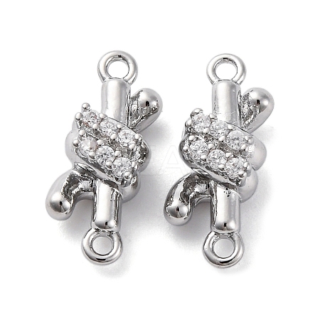 Brass Rhinestone Pendants KK-E793-21P-1