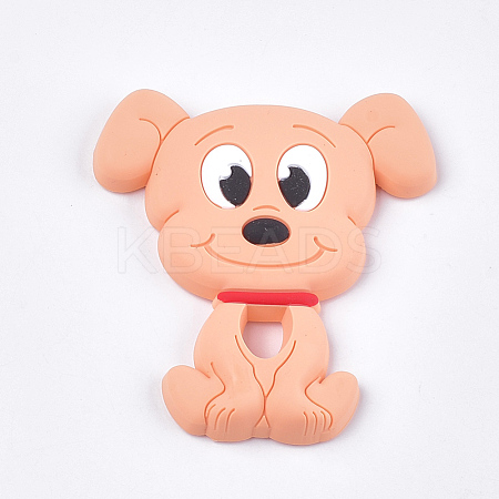 Food Grade Eco-Friendly Silicone Puppy Beads SIL-T052-07F-1