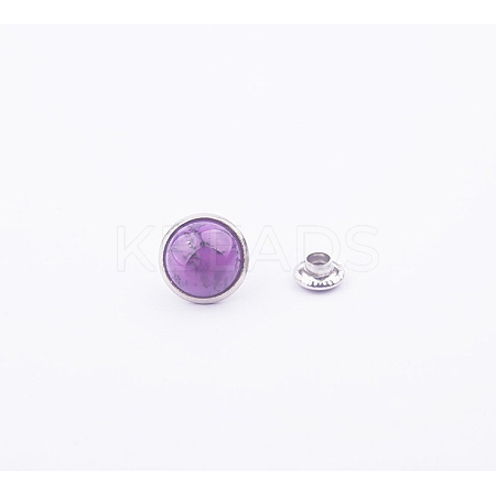 Turquoise Rivet Studs FIND-WH0012-B-14-1