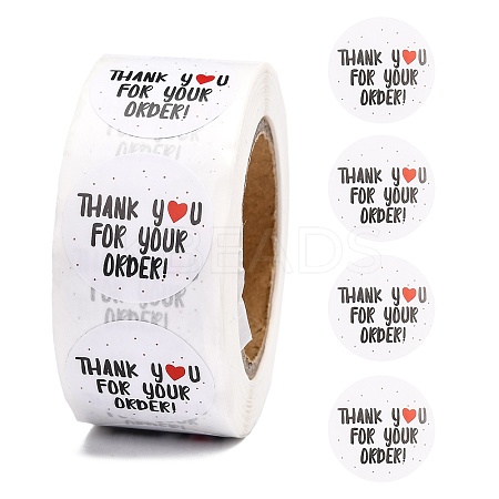 1 Inch Thank You Stickers LS-DIY-G013-A24-1