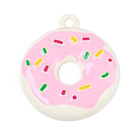 Spray Painted Alloy and Enamel Big Pendants PALLOY-T092-85G-1