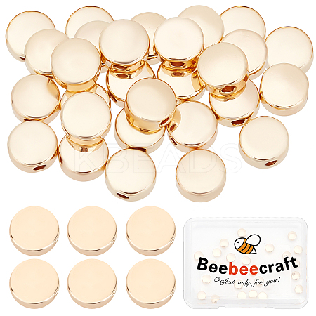 Beebeecraft 50Pcs Brass Spacer Beads KK-BBC0002-58-1