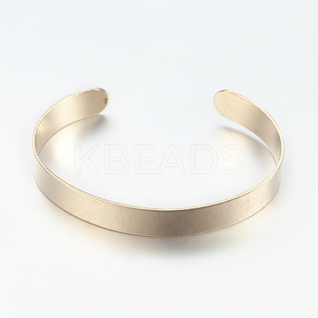 304 Stainless Steel Cuff Bangles BJEW-F285-G-1