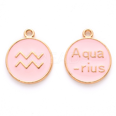 Alloy Enamel Pendants ENAM-S124-01A-09J-1