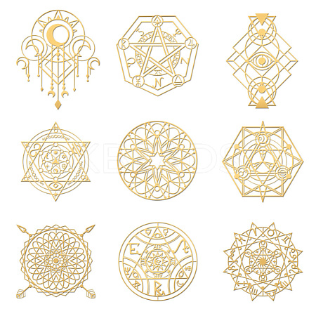 Nickel Decoration Stickers DIY-WH0450-078-1