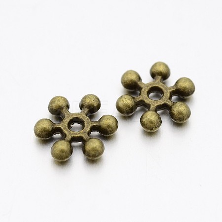 Zinc Alloy Beads Spacers PALLOY-Q063-AB-1
