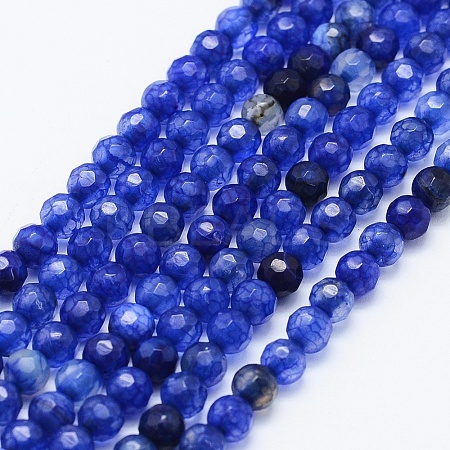 Natural Agate Beads Strands G-E469-12K-1