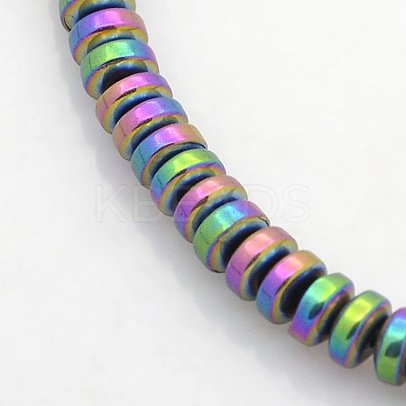 Electroplate Non-magnetic Synthetic Hematite Beads Strands G-J216C-10-1