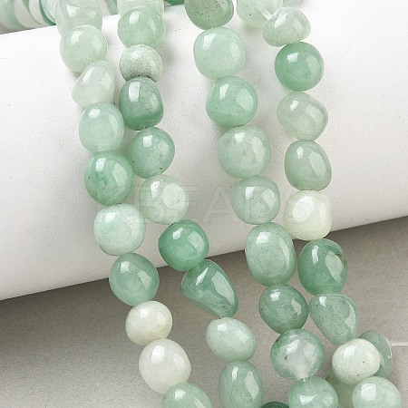 Natural Green Aventurine Beads Strands GG-CBA9392-18-1