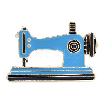 Sewing Machine Enamel Pins JEWB-G279-04G-02-1