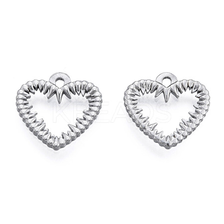 Non-Tarnish 201 Stainless Steel Pendants STAS-N098-176P-1