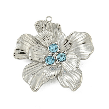304 Stainless Steel Pendants STAS-L022-438P-03-1