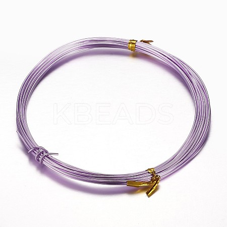 Round Aluminum Craft Wire AW-D009-0.8mm-10m-22-1