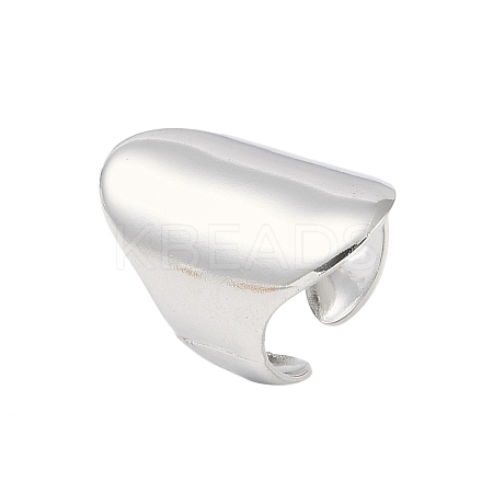 Non-Tarnish 304 Stainless Steel Open Cuff Rings RJEW-C095-05P-1