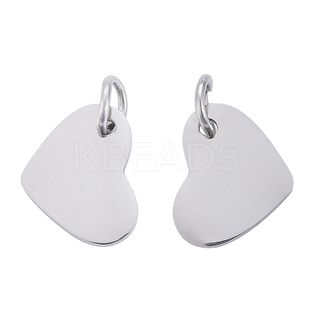 Anti-Tarnish 304 Stainless Steel Stamping Blank Tag Charms STAS-I311-19P-1