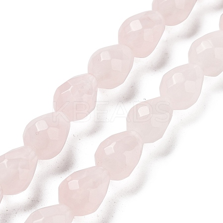 Natural Rose Quartz Beads Strands G-P520-B02-01-1