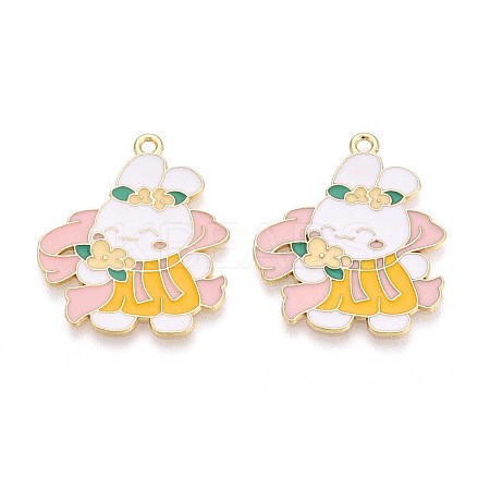 Alloy Enamel Pendants ENAM-T022-62E-1
