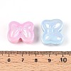 UV Plating Opaque Acrylic Beads OACR-T028-60-3